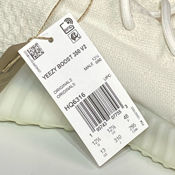 New Yeezy Boost 350 V2 Mens 13 Bone White Adidas Shoes - Picture 9 of 10